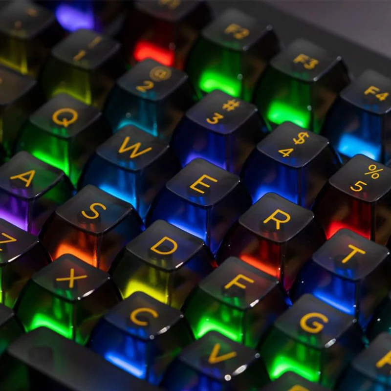 Akko Black Clear 5075B Plus Multi-Mode RGB Hot-Swappable Mechanical Keyboard (V3 Piano Pro Switch)