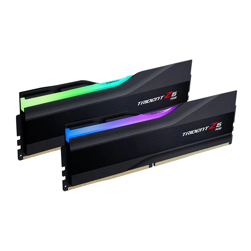 G.Skill Trident Z5 RGB 32GB (2x16GB) DDR5 7600MT/s CL36-46-46-121 1.40V Intel XMP Desktop Memory (Matte Black) (F5-7600J3646G16GX2-TZ5RK)