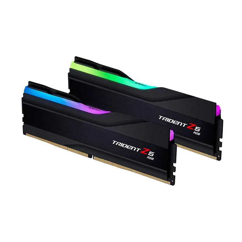 G.Skill Trident Z5 RGB 32GB (2x16GB) DDR5 7600MT/s CL36-46-46-121 1.40V Intel XMP Desktop Memory (Matte Black) (F5-7600J3646G16GX2-TZ5RK)