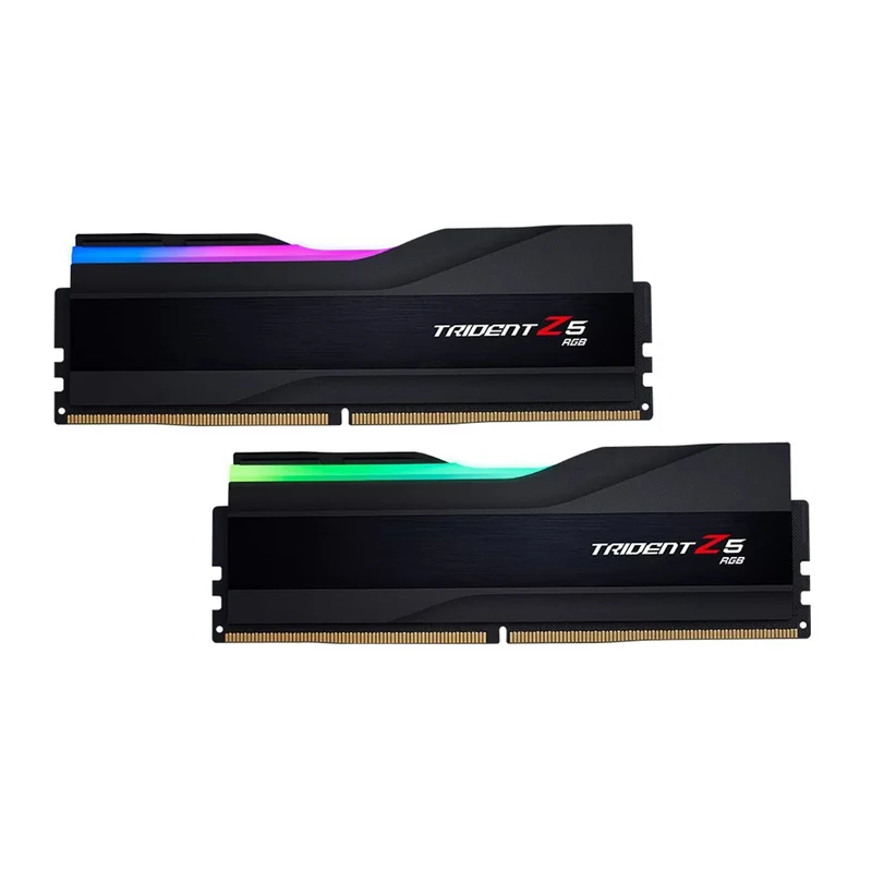 G.Skill Trident Z5 RGB 32GB (2x16GB) DDR5 7200MT/s CL34-45-45-115 1.40V Intel XMP Desktop Memory (Matte Black) (F5-7200J3445G16GX2-TZ5RK)