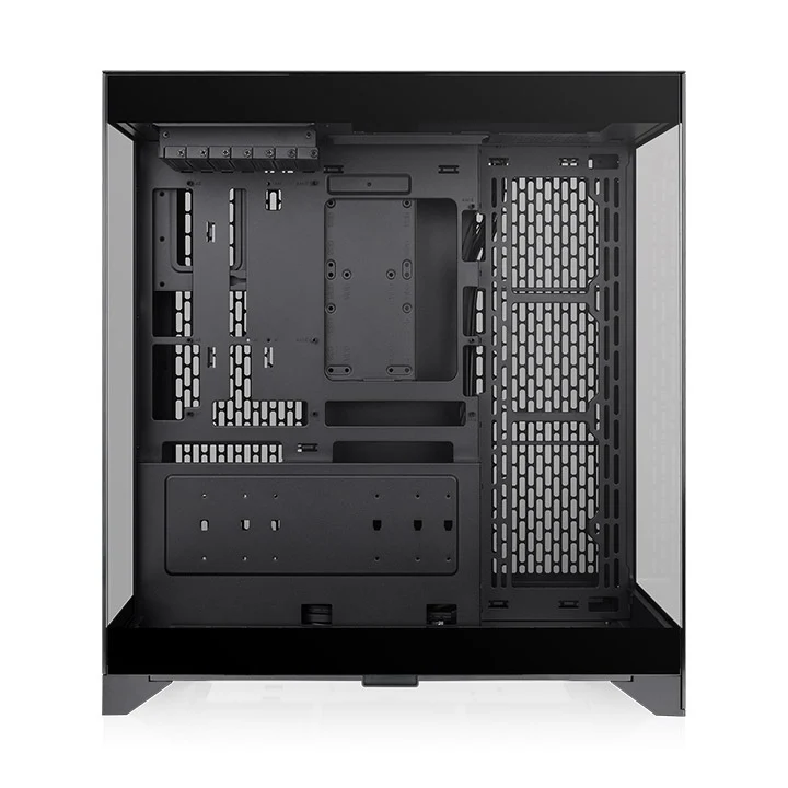 Thermaltake CTE E550 Tempered Glass Dual Chamber Mid Tower Case (Black, Snow)