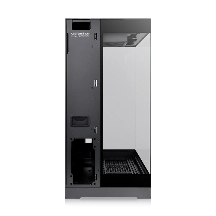 Thermaltake CTE E550 Tempered Glass Dual Chamber Mid Tower Case (Black, Snow)