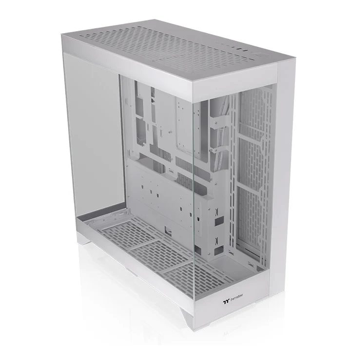 Thermaltake CTE E550 Tempered Glass Dual Chamber Mid Tower Case (Black, Snow)