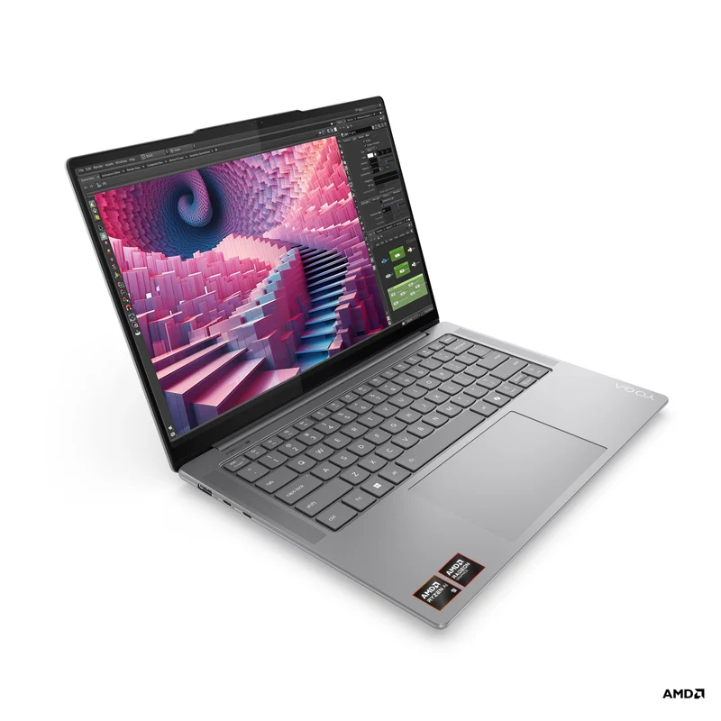 Lenovo Yoga Pro 7 14ASP9 83HN001NPH Laptop (Luna Grey) | 14.5" 2.8K (2880x1800) OLED 120Hz | Ryzen AI 9 365 | 32GB RAM | 1TB SSD | Integrated AMD Radeon 880M Graphics | Windows 11 Home | MS Office Home & Student 2021 + Yoga Sleeve