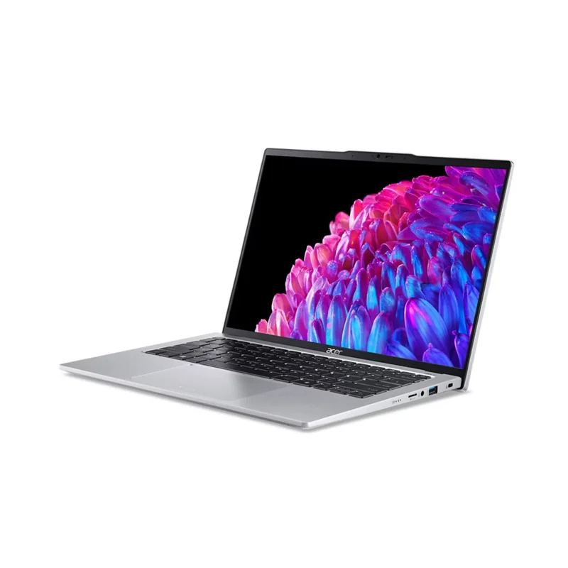 Acer Swift Go 14 SFG14-73-59GV Laptop (Pure Silver) | 14" FHD (1920x1080) OLED | Ultra 5 125H | 16GB RAM | 512GB SSD | Intel Arc Graphics | Windows 11 Home + MS Office Home & Student 2021 + Acer Entry Run Rate Backpack E-1620-P