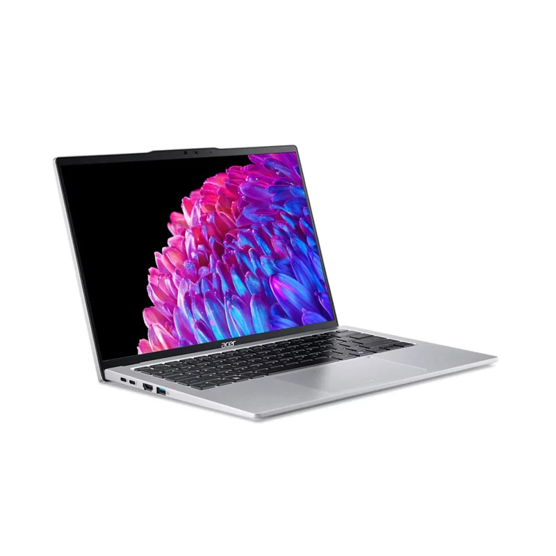 Acer Swift Go 14 SFG14-73-59GV Laptop (Pure Silver) | 14" FHD (1920x1080) OLED | Ultra 5 125H | 16GB RAM | 512GB SSD | Intel Arc Graphics | Windows 11 Home + MS Office Home & Student 2021 + Acer Entry Run Rate Backpack E-1620-P