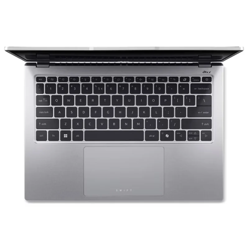 Acer Swift Go 14 SFG14-73-73VB Laptop (Pure Silver) | 14" FHD (1920x1080) OLED | Ultra 7 155H | 16GB RAM | 512GB SSD | Intel Arc Graphics | Windows 11 Home + MS Office Home & Student 2021 + Acer Entry Run Rate Backpack E-1620-P