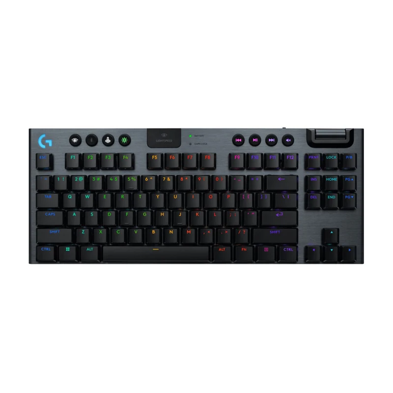 Logitech G915 X Lightspeed Tkl Wireless Gaming Keyboard (Black, White)