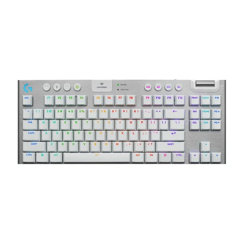 Logitech G915 X Lightspeed Tkl Wireless Gaming Keyboard (Black, White)