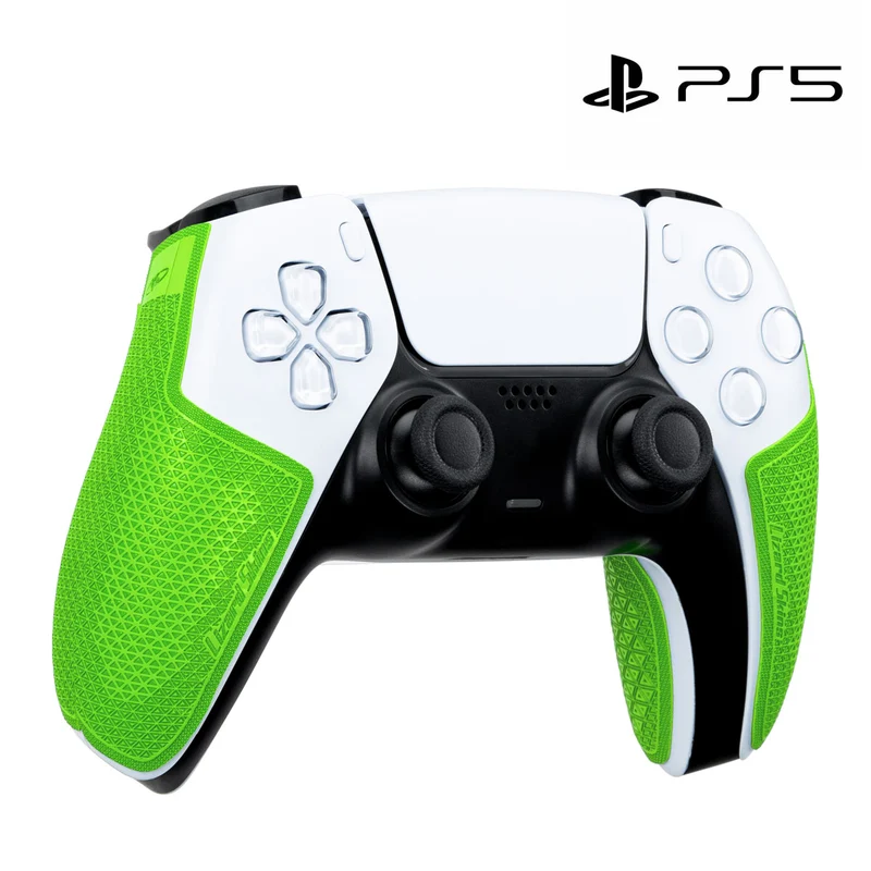 Lizard Skins DuraSoft Polymer Controller Grip 0.5MM for PS5 Dualsense Controller (Polar Blue, Emerald Green, Tangerine, Neon, Black Camo)