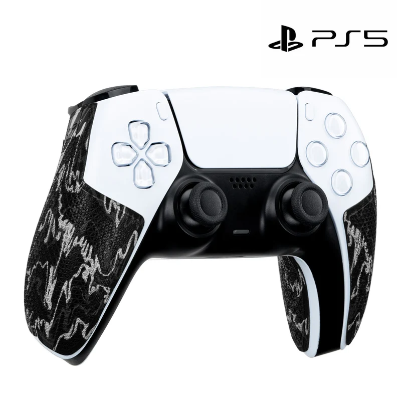 Lizard Skins DuraSoft Polymer Controller Grip 0.5MM for PS5 Dualsense Controller (Polar Blue, Emerald Green, Tangerine, Neon, Black Camo)