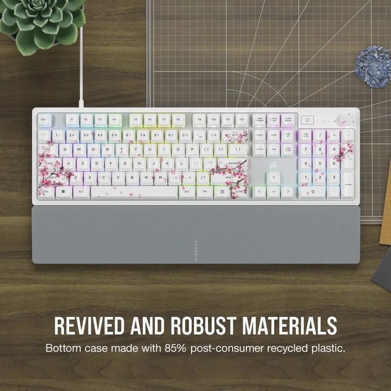 Corsair K70 Core SE RGB Mechanical Gaming Keyboard Cherry Blossom (MLX Red Pre-Lubed Mechanical Switches) (CH-9109C1E-NA)
