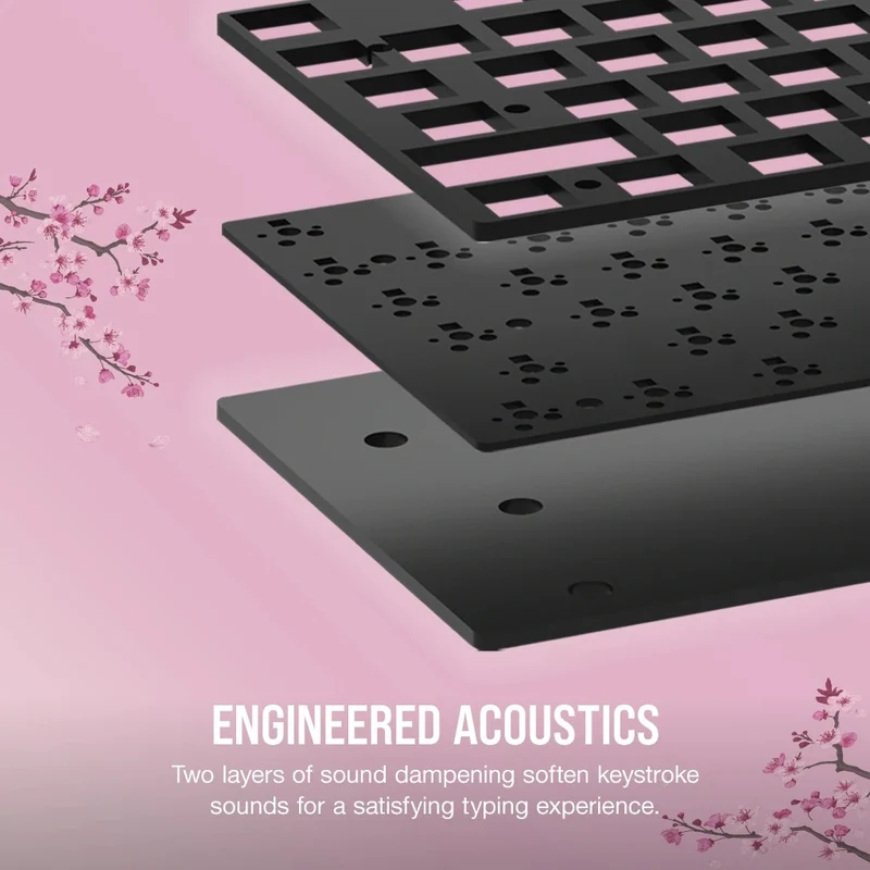 Corsair K70 Core SE RGB Mechanical Gaming Keyboard Cherry Blossom (MLX Red Pre-Lubed Mechanical Switches) (CH-9109C1E-NA)