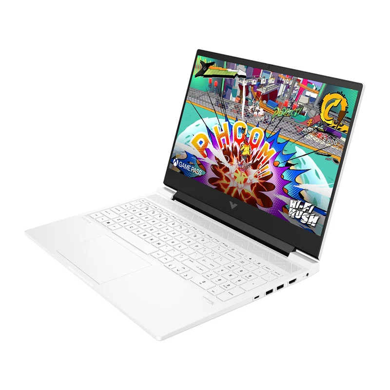 HP Victus 16-S1093AX Gaming Laptop (Ceramic White) | 16.1" FHD (1920x1080) 144Hz IPS | Ryzen 7 8845HS | 16GB RAM | 1TB SSD | RTX 4060 | Windows 11 Home | MS Office Home & Student 2021 | HP Prelude Topload Bag