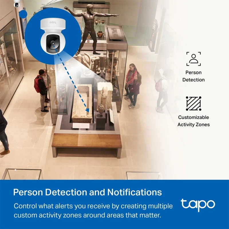 TP-Link Tapo C202 1080P FHD Pan/Tilt Home Security Camera