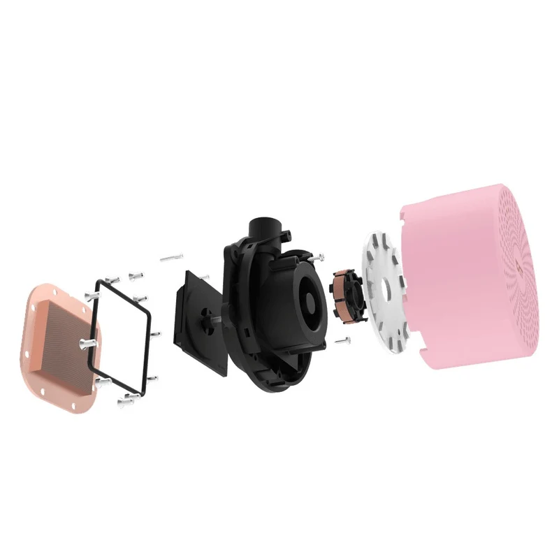 Darkflash Radiant DC-120 ARGB All-In-One 120MM Liquid CPU Cooler (White, Pink)