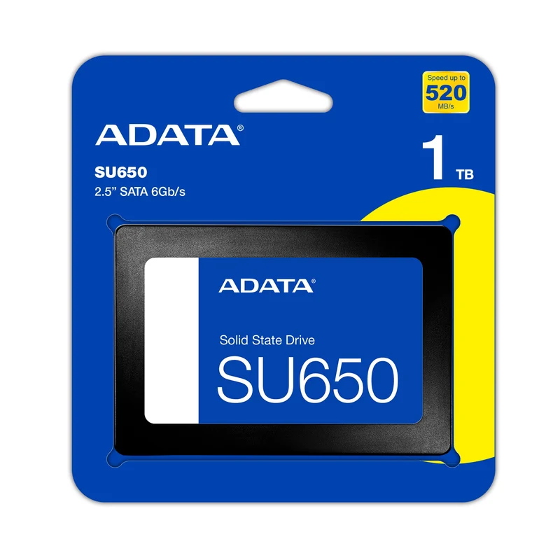 Adata SU650 3D-NAND 2.5" SATA 6GB/s SSD (1TB, 2TB)