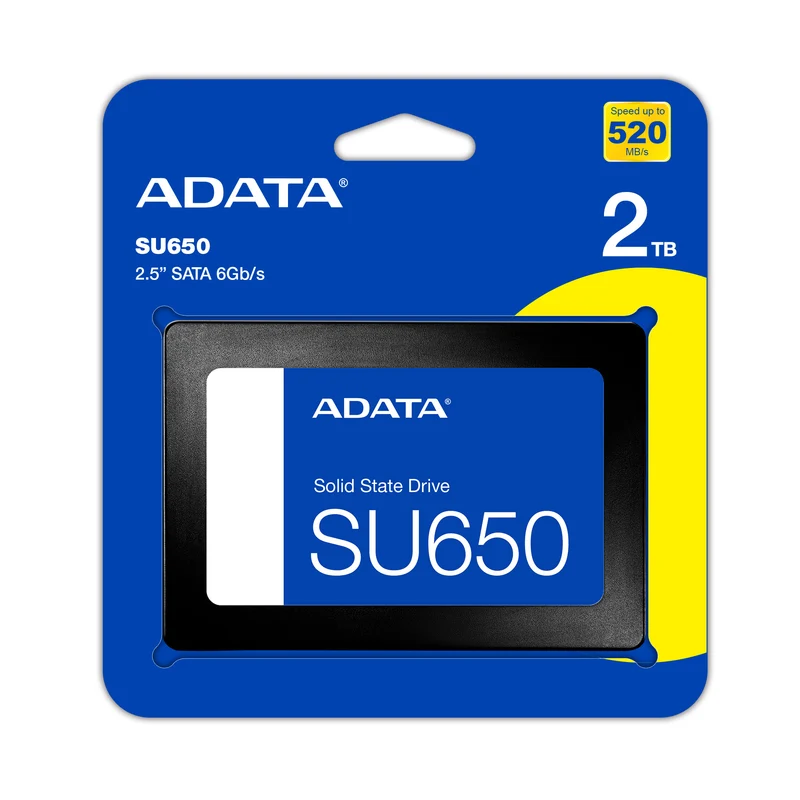 Adata SU650 3D-NAND 2.5" SATA 6GB/s SSD (1TB, 2TB)