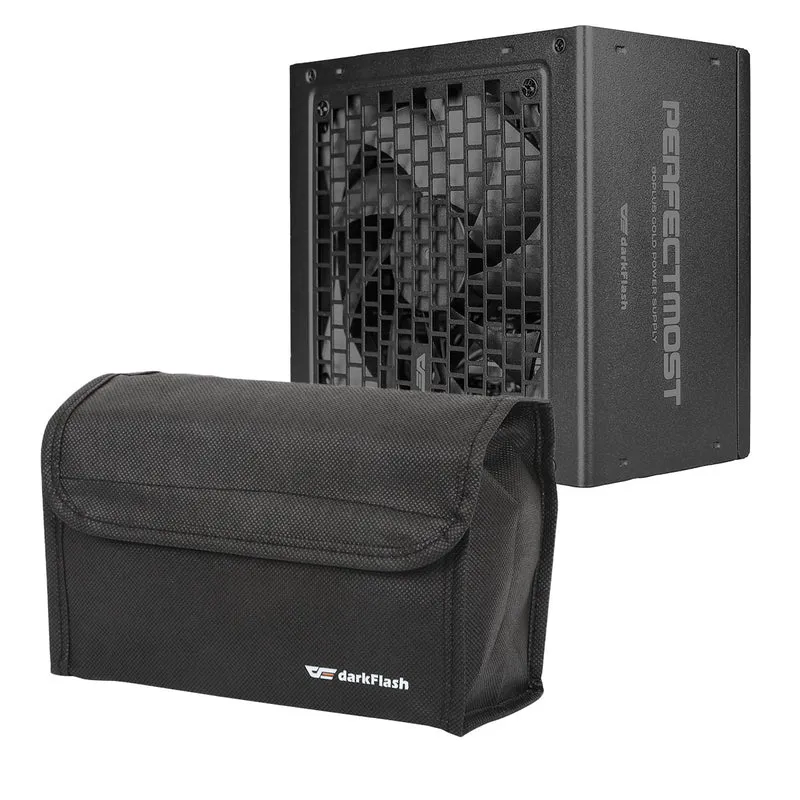 DarkFlash PMT650 650W 80+ Gold ATX 3.1 PCIe 5.1 Ready Full Modular Power Supply (Black)