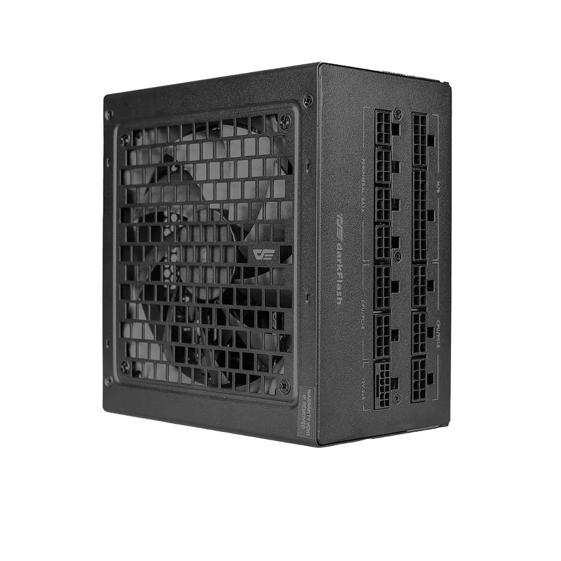 DarkFlash PMT650 650W 80+ Gold ATX 3.1 PCIe 5.1 Ready Full Modular Power Supply (Black)