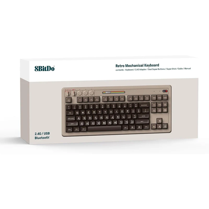 8Bitdo Retro Mechanical Keyboard (C64 Edition, M Edition, N Edition, Fami Edition)