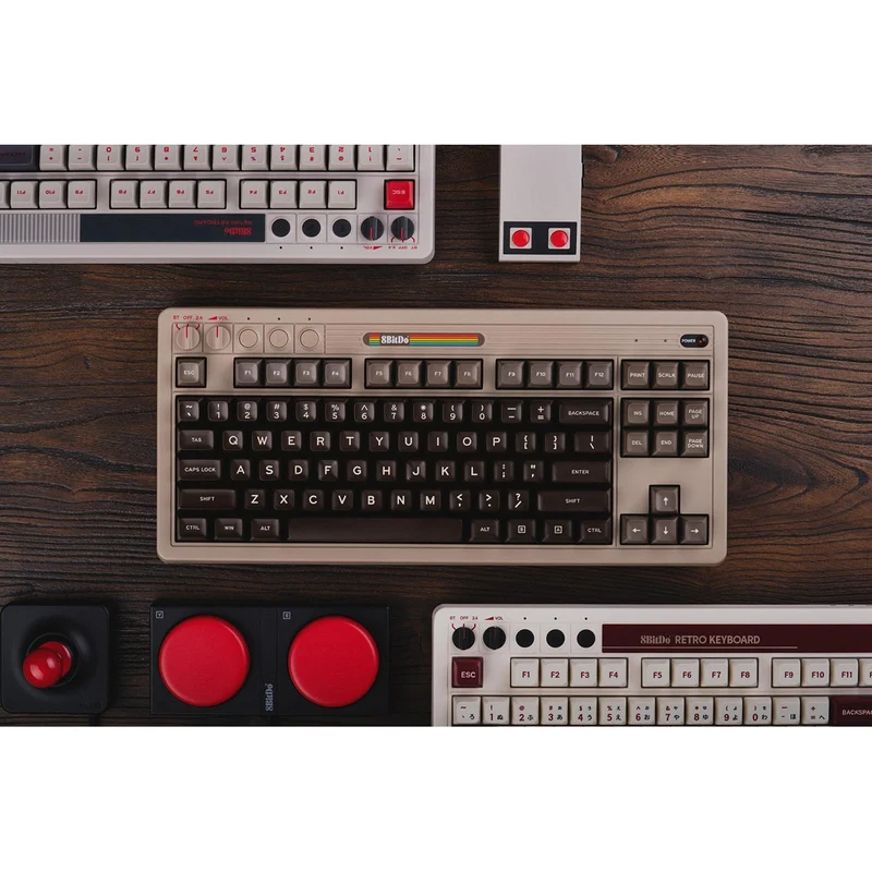 8Bitdo Retro Mechanical Keyboard (C64 Edition, M Edition, N Edition, Fami Edition)