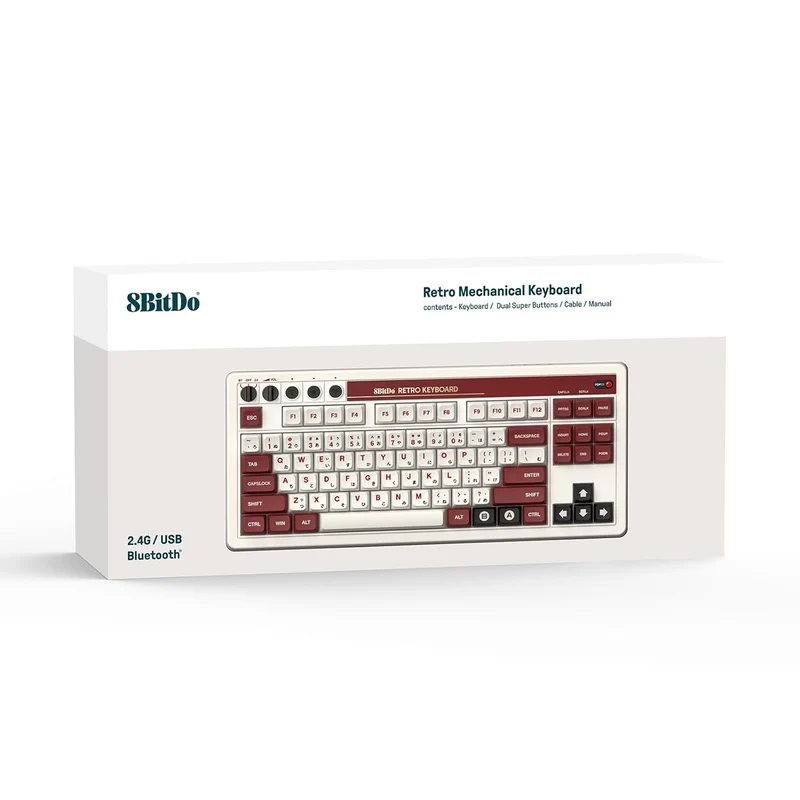 8Bitdo Retro Mechanical Keyboard (C64 Edition, M Edition, N Edition, Fami Edition)