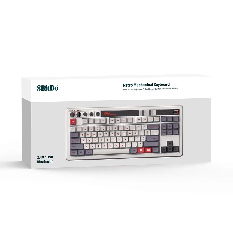 8Bitdo Retro Mechanical Keyboard (C64 Edition, M Edition, N Edition, Fami Edition)