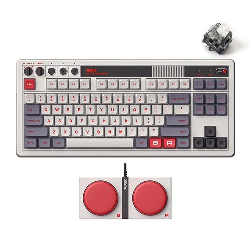 8Bitdo Retro Mechanical Keyboard (C64 Edition, M Edition, N Edition, Fami Edition)