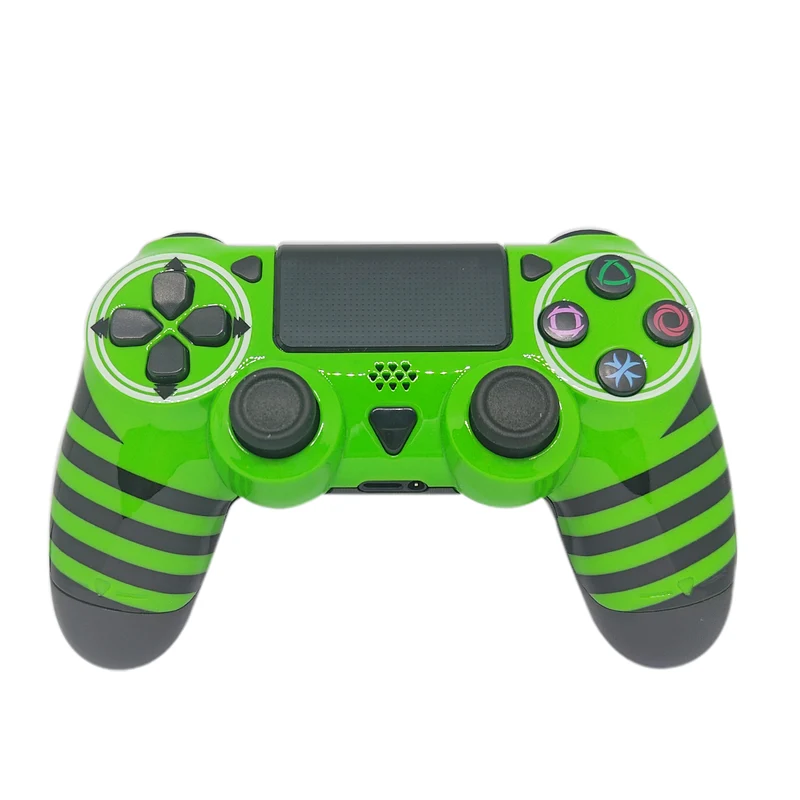 Dobe PS4 Wireless Controller Designed For Gaming Fans (Green, Blue, Purple & Green (2pcs))