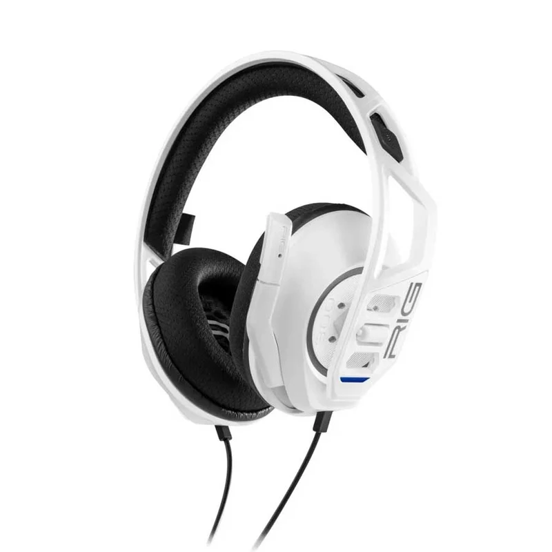 Nacon RIG 300 Pro HS Gaming Headset for PS5/ PS4/ Xbox/ PC/ Mobile (White) (RIG300PROHSW)