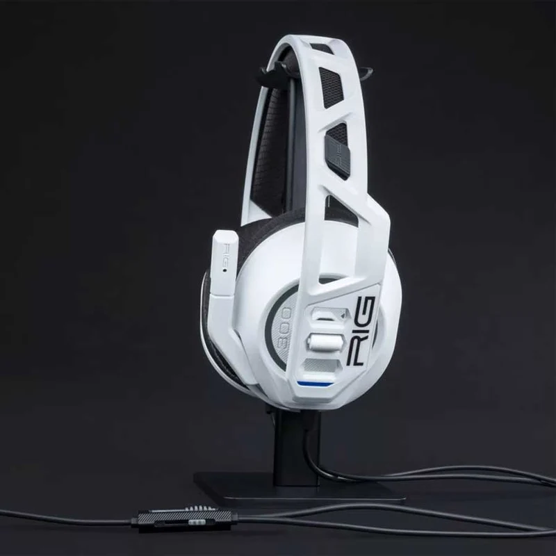 Nacon RIG 300 Pro HS Gaming Headset for PS5/ PS4/ Xbox/ PC/ Mobile (White) (RIG300PROHSW)