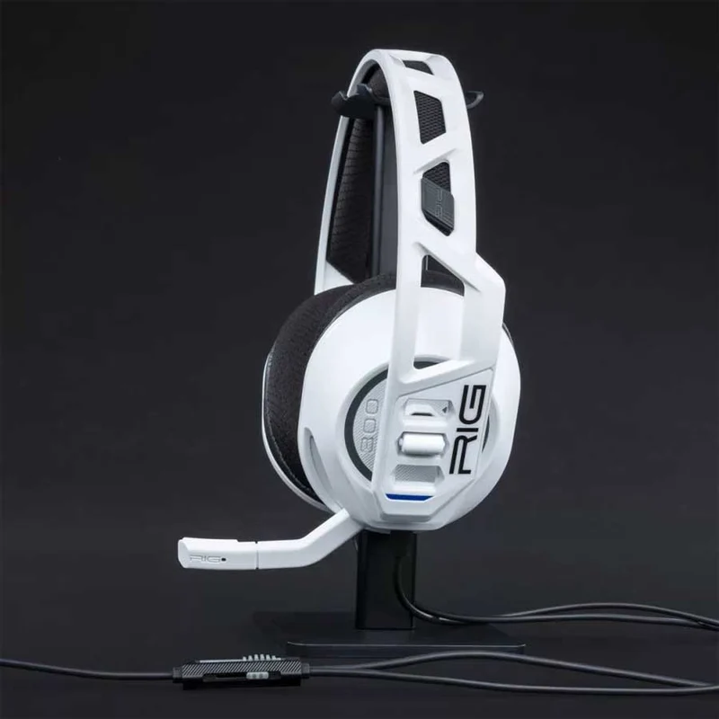 Nacon RIG 300 Pro HS Gaming Headset for PS5/ PS4/ Xbox/ PC/ Mobile (White) (RIG300PROHSW)