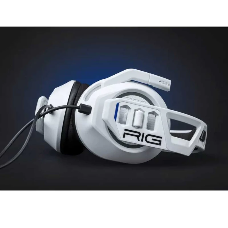 Nacon RIG 300 Pro HS Gaming Headset for PS5/ PS4/ Xbox/ PC/ Mobile (White) (RIG300PROHSW)