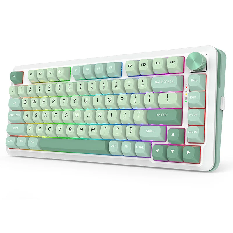 Redragon Cyrus Pro RGB Wireless 75% Gasket Hot-Swappable Mechanical Keyboard With Knob (K681MG-RGB-PRO)