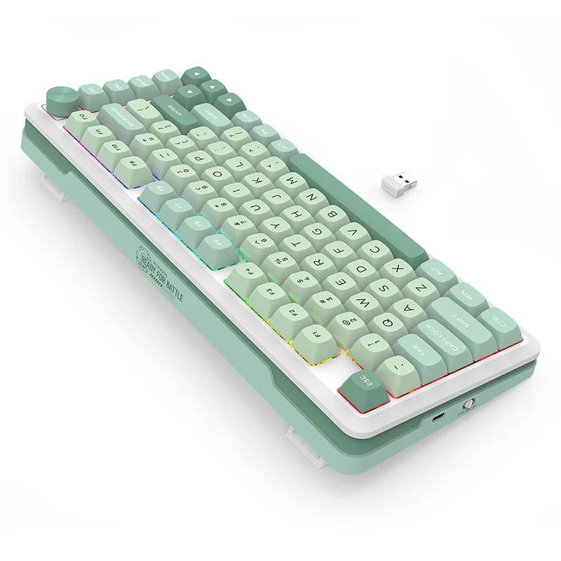 Redragon Cyrus Pro RGB Wireless 75% Gasket Hot-Swappable Mechanical Keyboard With Knob (K681MG-RGB-PRO)