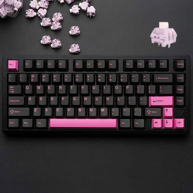 VXE75 Aluminum Gasket Structure Wireless Mechanical Keyboard (Black) (Ice Berry Switch)