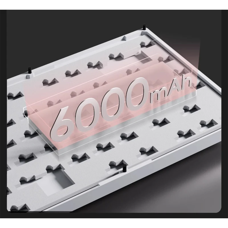 VXE75 Aluminum Gasket Structure Wireless Mechanical Keyboard (Purple) (Ice Berry Switch)