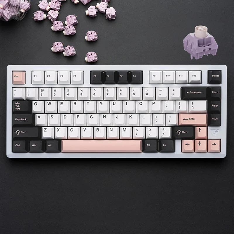 VXE75 Aluminum Gasket Structure Wireless Mechanical Keyboard (White) (Ice Berry Switch)