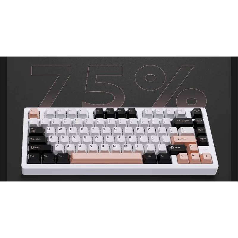 VXE75 Aluminum Gasket Structure Wireless Mechanical Keyboard (White) (Ice Berry Switch)