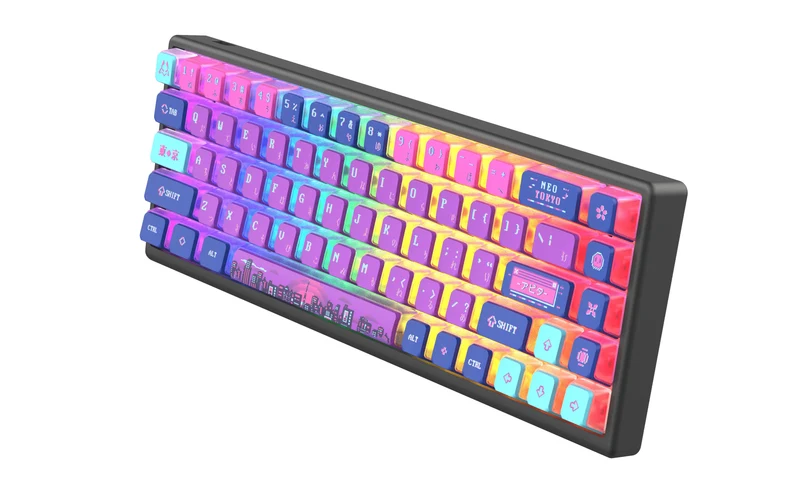 Arbiter Studio Polar 65 Magnetic Gaming Keyboard (Neo Tokyo)