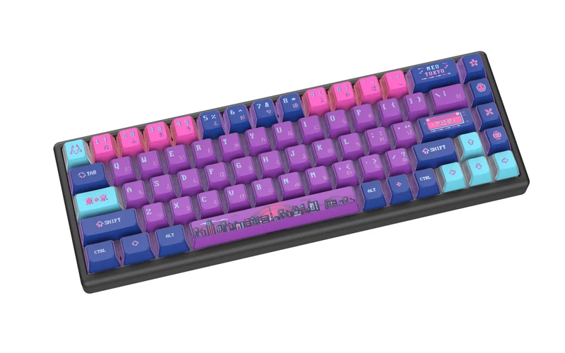 Arbiter Studio Polar 65 Magnetic Gaming Keyboard (Neo Tokyo)