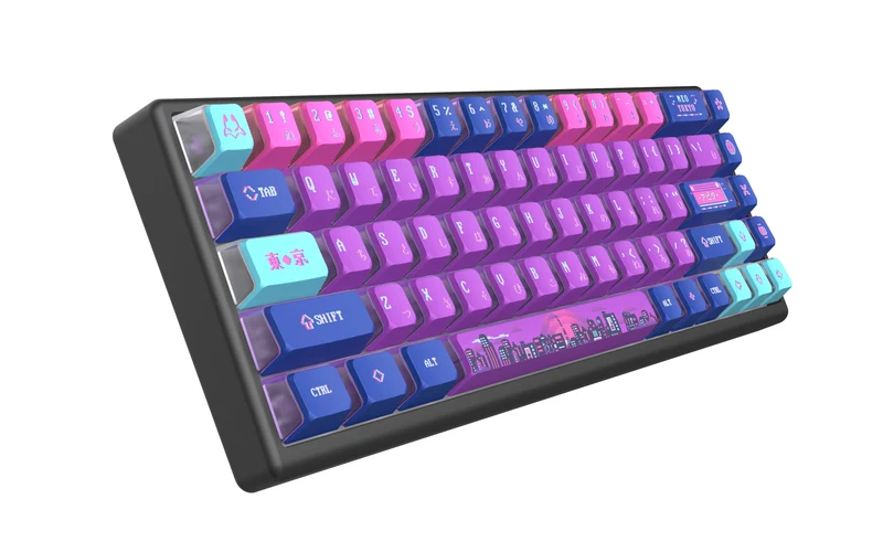 Arbiter Studio Polar 65 Magnetic Gaming Keyboard (Neo Tokyo)
