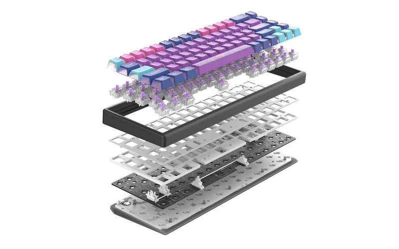 Arbiter Studio Polar 65 Magnetic Gaming Keyboard (Neo Tokyo)