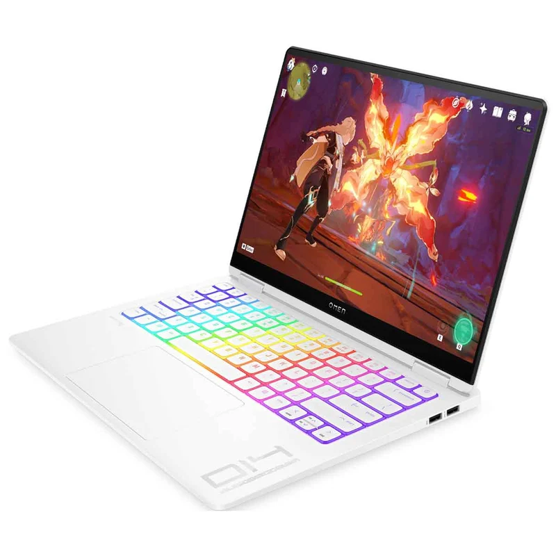 HP Omen Transcend 14 14-FB0555TX Gaming Laptop (Ceramic White) | 14" 2.8K (2880x1800) OLED | Ultra 9 185H | 32GB RAM | 1TB SSD | RTX 4070 | Windows 11 Home | MS Office Home & Student 2021 | HP Everyday 16" Laptop Briefcase