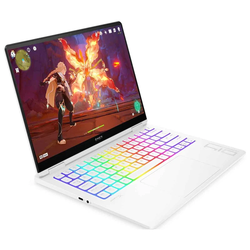 HP Omen Transcend 14 14-FB0555TX Gaming Laptop (Ceramic White) | 14" 2.8K (2880x1800) OLED | Ultra 9 185H | 32GB RAM | 1TB SSD | RTX 4070 | Windows 11 Home | MS Office Home & Student 2021 | HP Everyday 16" Laptop Briefcase