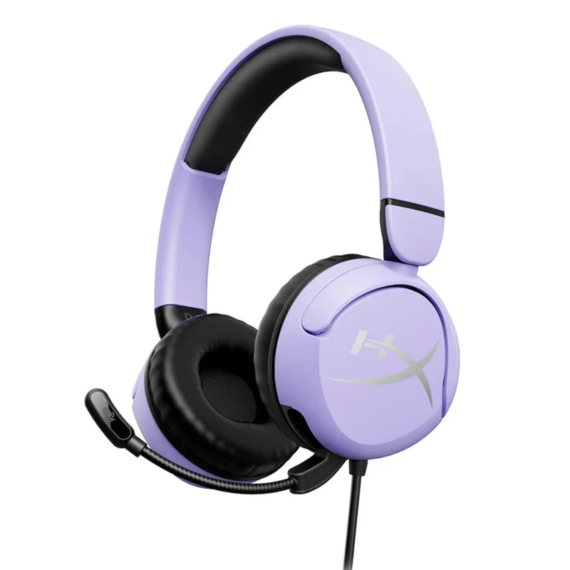 HyperX Cloud Mini Wired Gaming Headset (Black, Lavender, Multi)