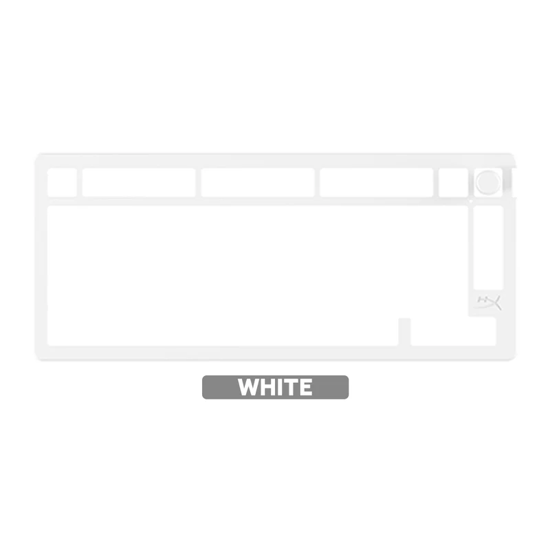 HyperX Alloy Rise 75 Top Plate (Navy Blue, White)