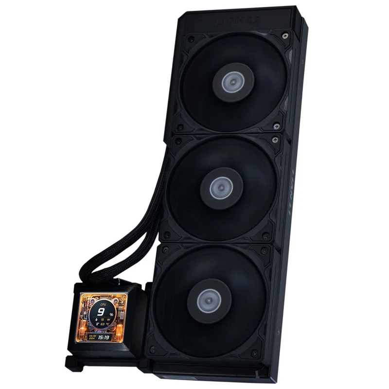 Lian Li Hydroshift LCD 360S AIO Liquid Cooler (Black, White)