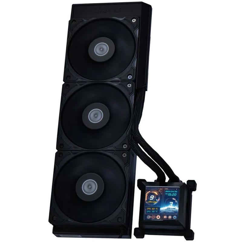 Lian Li Hydroshift LCD 360S AIO Liquid Cooler (Black, White)